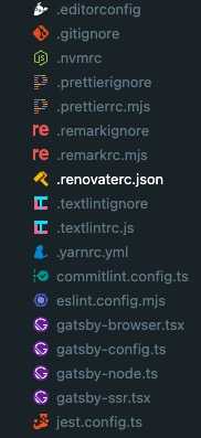 Example of mismatched config and dot files